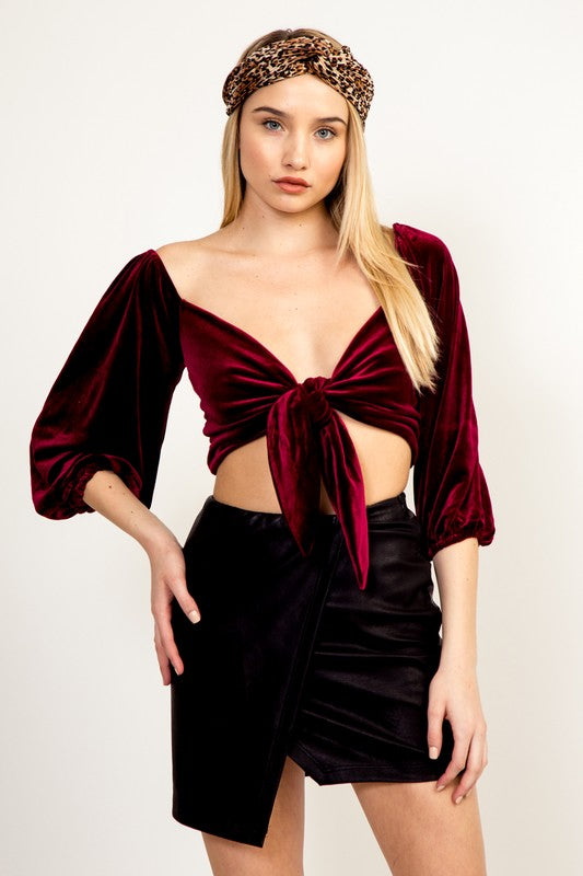 The Velvet Blouse - La Sorella Boutique