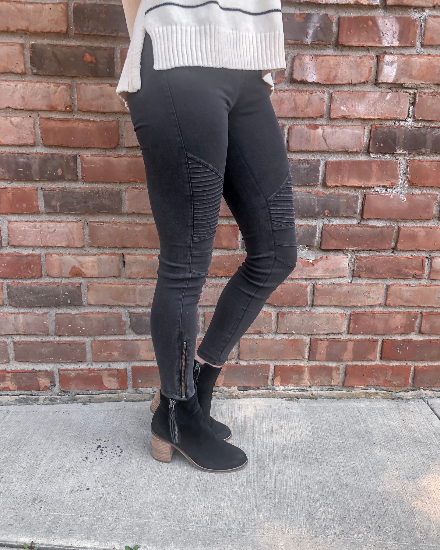 The Moto Legging - La Sorella Boutique