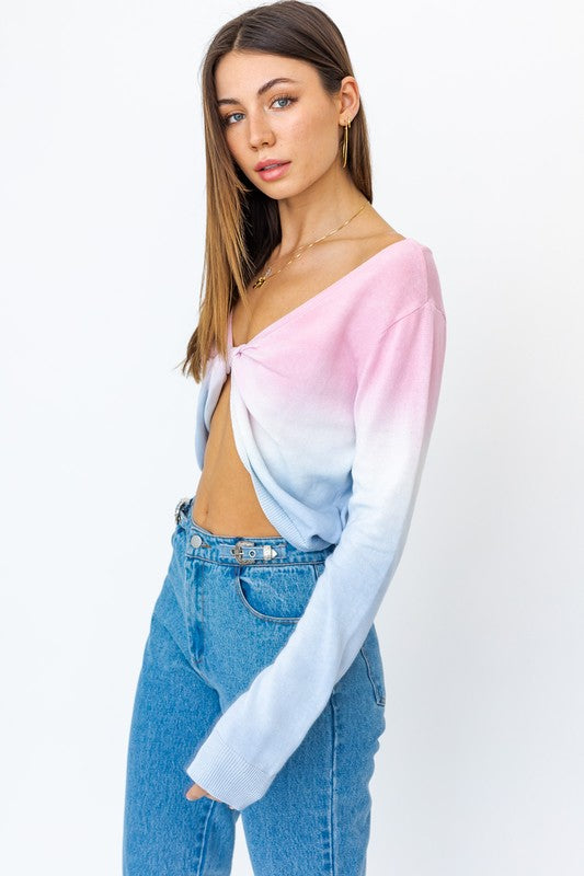 The Ombre Top - La Sorella Boutique